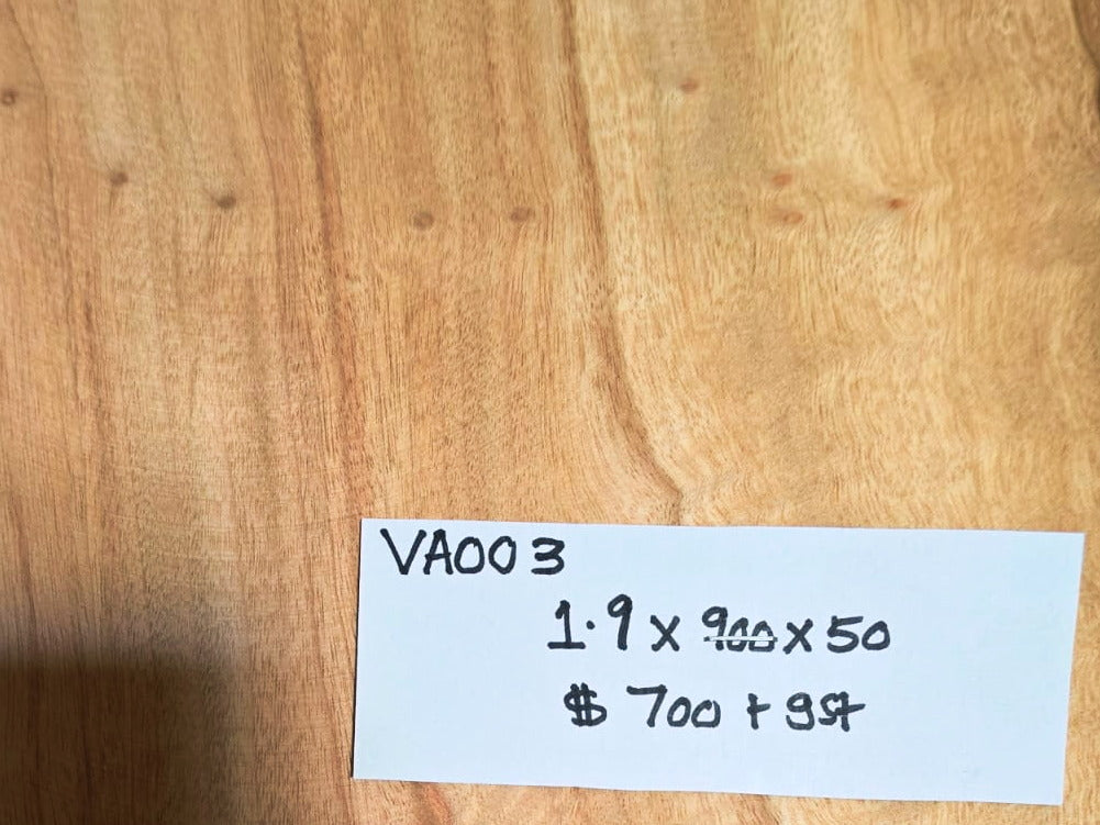 Camphor Laurel Timber Slab – Unique Australian Hardwood (Price per Slab)- Size: 1900 x 600 x 50mm