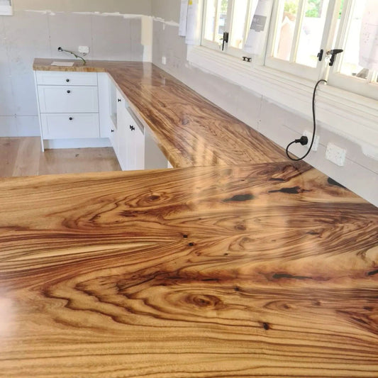 Rosewood Kitchen Benchtop – Premium Solomon Islands Hardwood (Price per Benchtop)